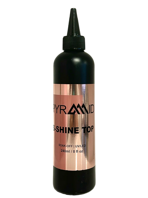 Pyramid S Shine Top Gel 8oz Refill Buy 1 Get 8 0.5oz Free