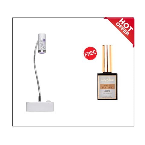 ( Black Friday 2023 Deal) Gelish Soft Gel Touch LED Light - Get 1 Free Cre8tion Soft Gel Extend