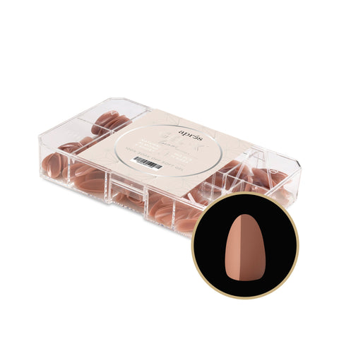 Neutrals Gel-X® Imani Natural Almond Extra Short Box of Tips 150pcs - 11 Sizes