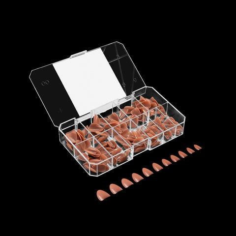 Neutrals Gel-X® Imani Natural Almond Extra Short Box of Tips 150pcs - 11 Sizes
