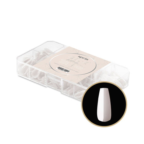 Neutrals Gel-X® Whitney Natural Coffin Medium Box of Tips 150pcs - 11 Sizes