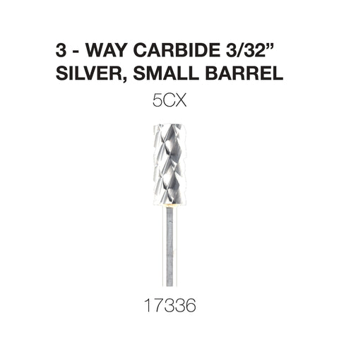 Cre8tion - Carbide Silver - Small - 3/32" - 3-Way