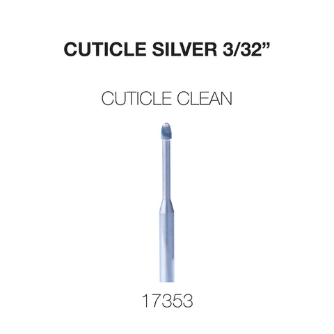 Cre8ion Cuticle Carbide Silver 3/32"