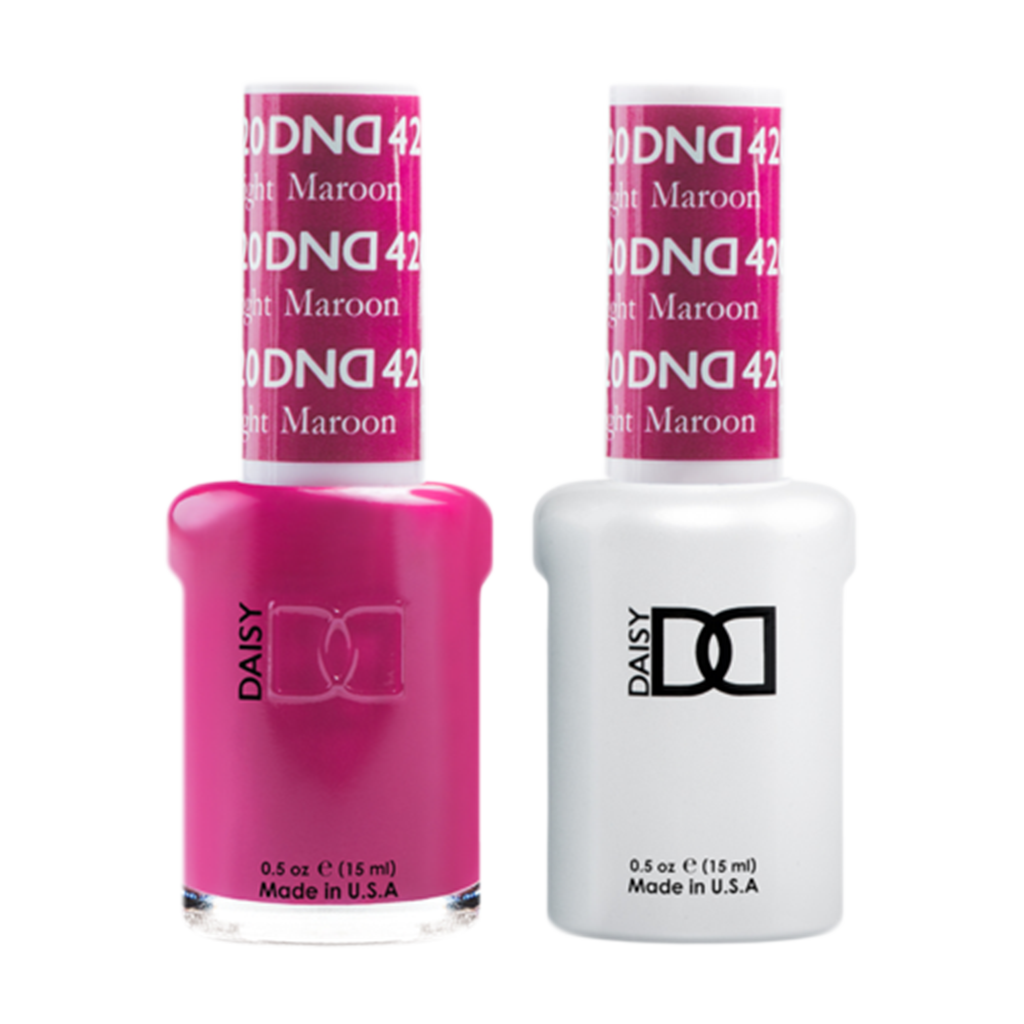 Daisy DND - Gel & Lacquer Duo - 420 Bright Maroon