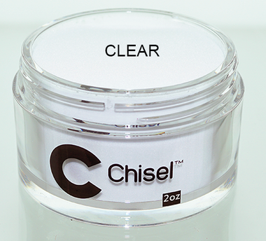 Chisel Nail Art - Dipping Powder - CLEAR - 2oz