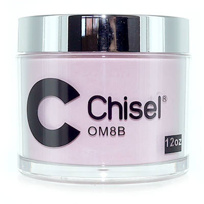 Chisel Nail Art - Dipping Powder - Pink & White Collection - OM08B - Refill 12oz