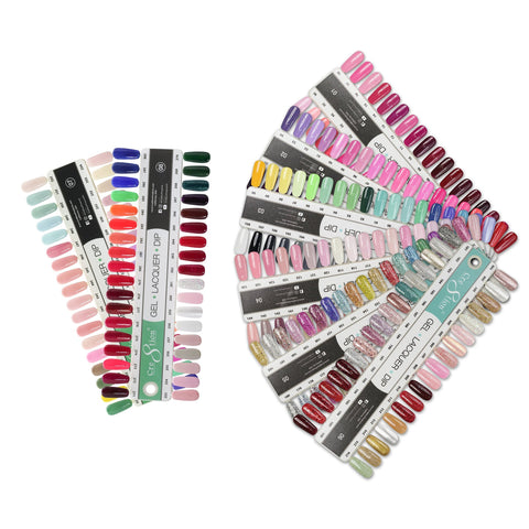 Cre8tion Matching Color - 6 Boards - COLOR CHART - 216 Colors