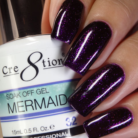 Cre8tion - Mermaid Soak Off Gel .5oz MM32