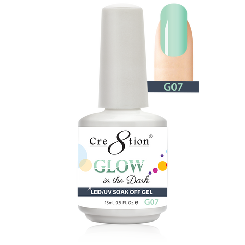 Cre8tion - Glow In The Dark Soak Off Gel .5 oz - G07