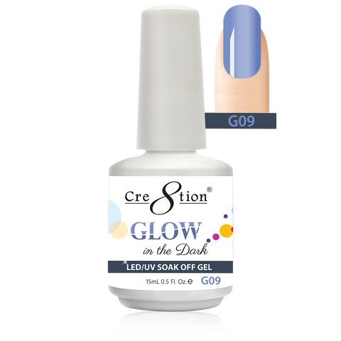 Cre8tion - Glow In The Dark Soak Off Gel .5 oz - G09
