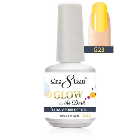 Cre8tion - Glow In The Dark Soak Off Gel .5 oz - G23