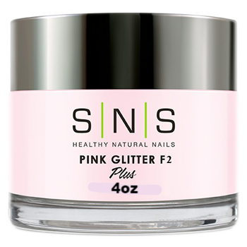 SNS Dipping Powder Pink Glitter F2
