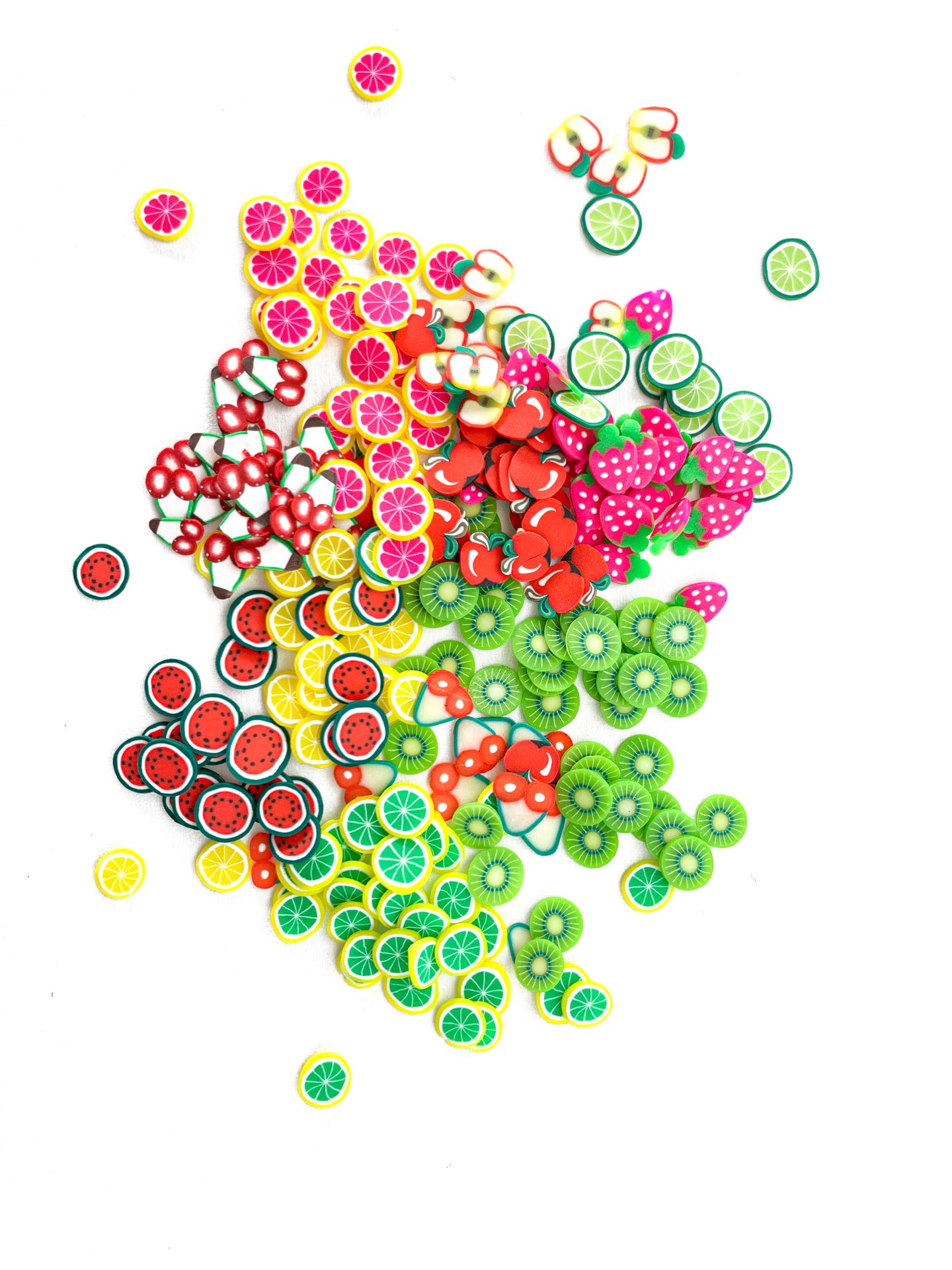 3D Slime Fruit Slices Nail Art Decorations - Lamaisononlinestore