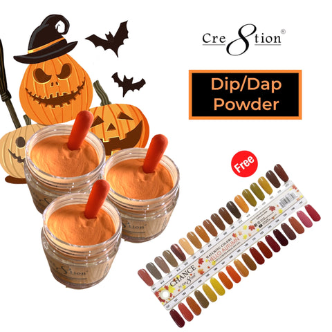 Chance Dip & Dap Powder  Full Set Autumn Season 36 Colors (Free Color Chart