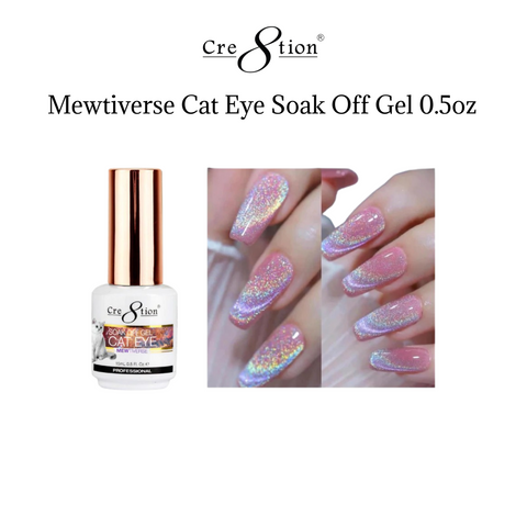 Cre8tion Mewtiverse Cat Eye Soak Off Gel 0.5oz
