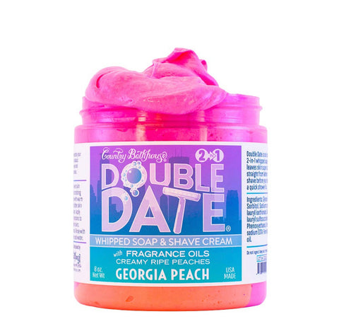 Double Date Whipped Soap and Shave - Georgia Peach