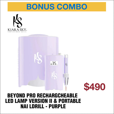 - Kiara Sky Beyond Pro Rechargcheable LED Lamp Version II & Portable Nail Drill