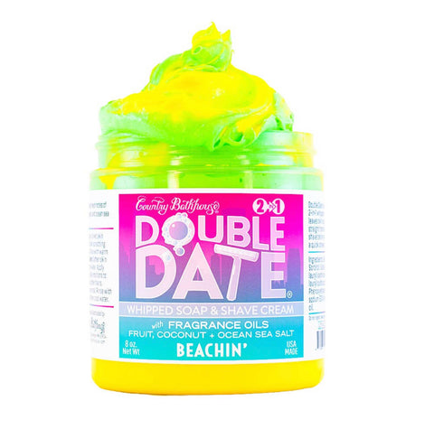 Double Date Whipped Soap and Shave - Beachin'