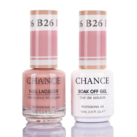 Chance Gel & Nail Lacquer Duo 0.5oz B26- Bare Collection