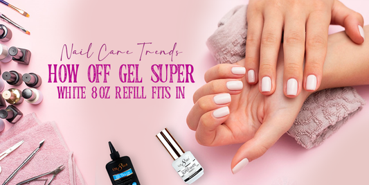  Off Gel Super White 8oz Refill by Treasure4nails