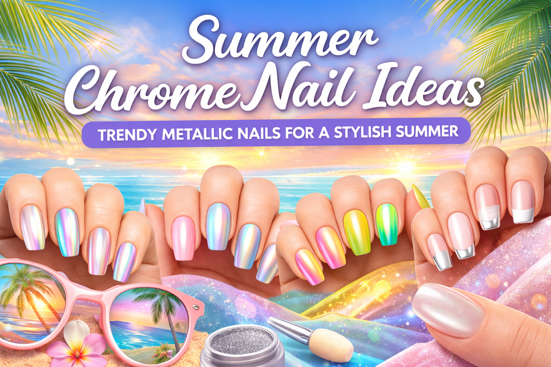 Summer Chrome Nail Ideas: Trendy Metallic Nail Designs for a Stylish Summer