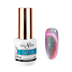 Cre8tion Cat Eye Soak Off Gel 0.5oz 101