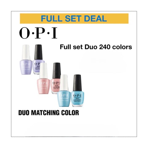 OPI Duo Matching Colors - Full Set 240 Colors