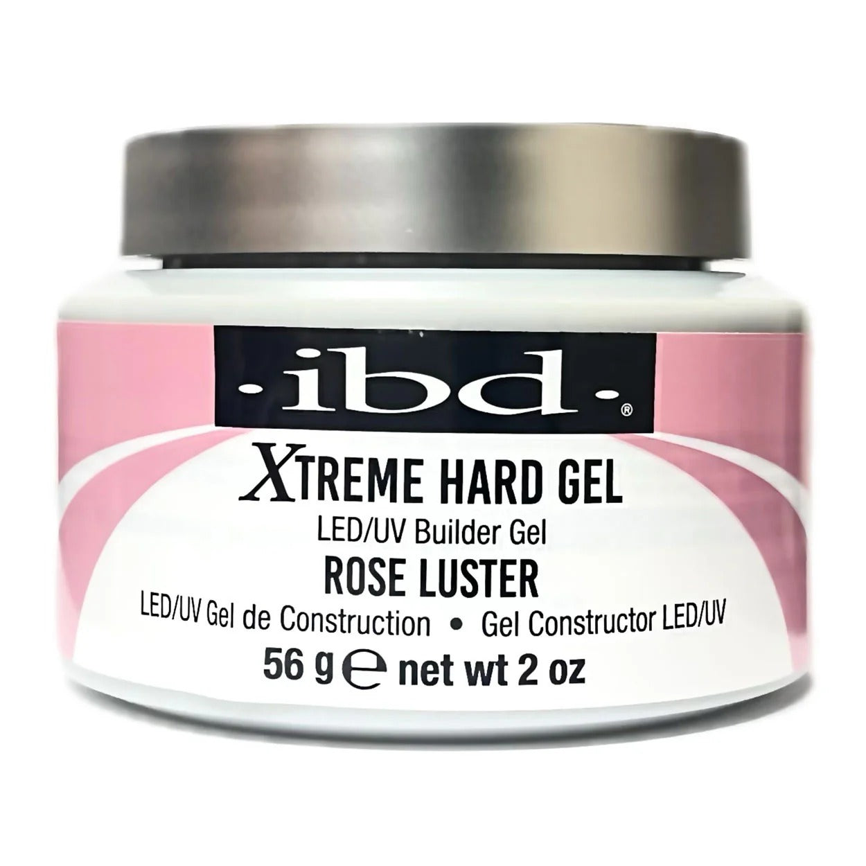 IBD Xtreme Hard Gel LED/UV Builder Gel - Rose Luster 2oz