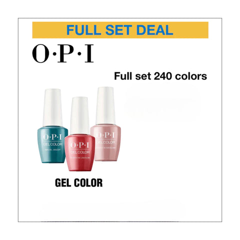 OPI Gel Colors Only - Full Set 240 Colors