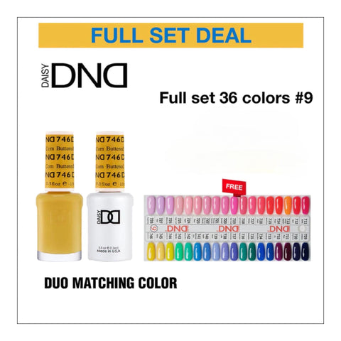 DND Duo Matching Color - Full set 36 colors - 9 #711 - #746