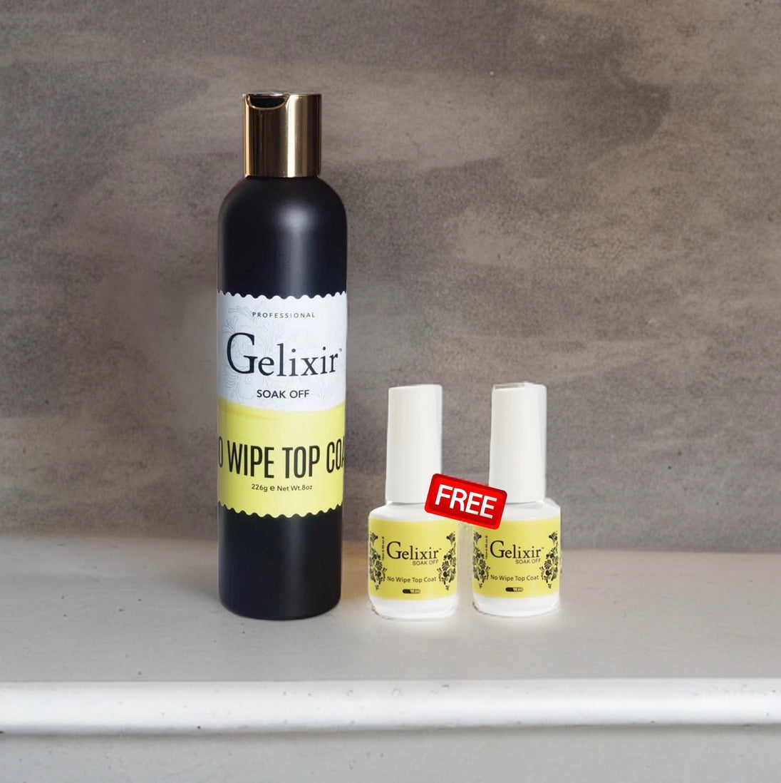 Gelixir Refill Gelixir Top Coat Refill 8oz Buy 1 Get 2 0.5oz pc Free