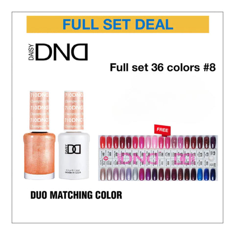 DND Duo Matching Color - Full set 36 colors - 8 #674 - #710