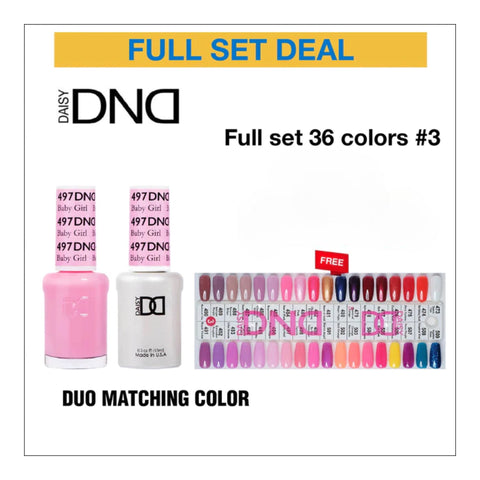 DND Duo Matching Color - Full set 36 colors - 3 #473 - #509