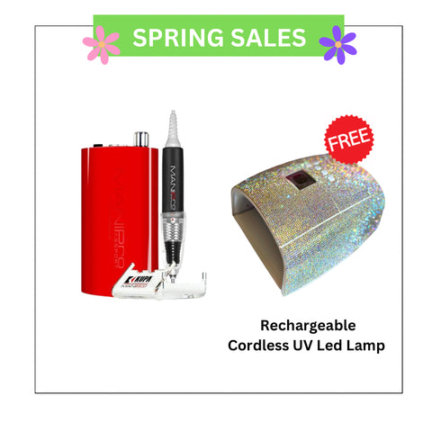 ( Spring Deals ) Kupa Mani-Pro Passport Filing Machine - Red - Buy 1 Get Free $80 Lamp