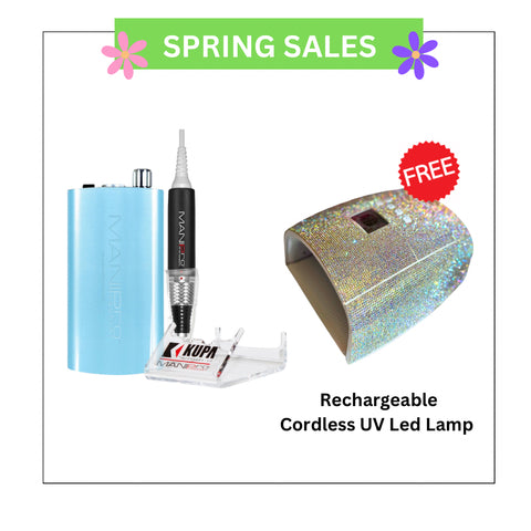 ( Spring Deals ) Kupa Mani-Pro Passport Filing Machine - Blue - Buy 1 Get Free $80 Lamp