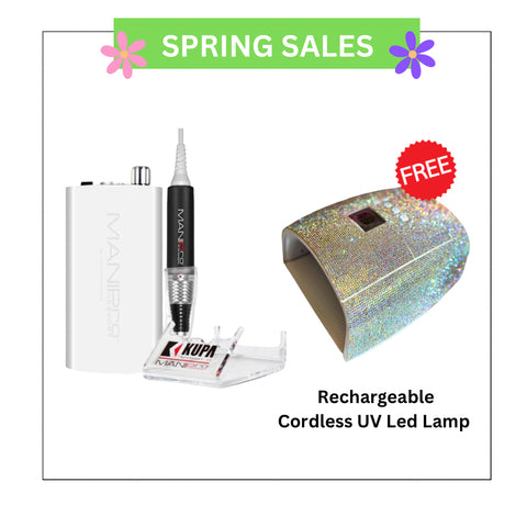 ( Spring Deals ) Kupa Mani-Pro Passport Filing Machine - White - Buy 1 Get Free $70 Lamp