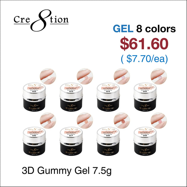 Cre8tion 7.5g Gummy Gel in Jar 000 Cre8tion 7.5g Gummy Gel in Jar 000