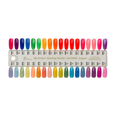 Isc Color Chart iGel - Matching Color chart - 247 colors