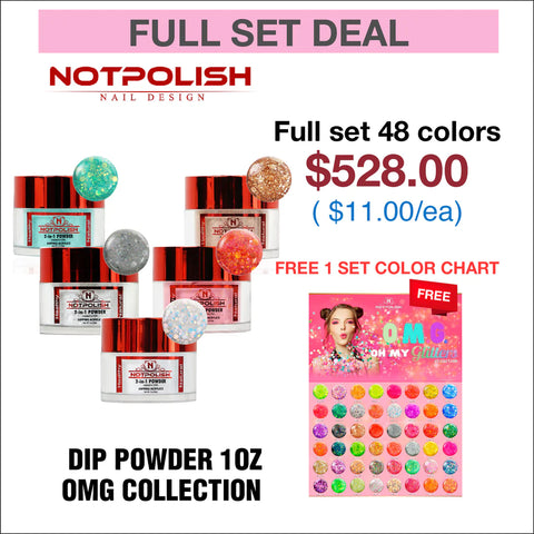 NotPolish Dip Powder 1oz - OMG Collection