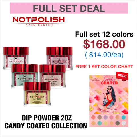 NotPolish Dip Powder 2oz - Candy Coated Collection
