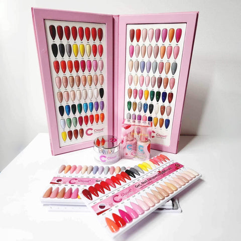 Chisel Cloud Nail Design Collection - Full set Matching Duo 0.5oz 120 colors w/ 1 set color chart