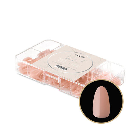 Neutrals Gel-X® Margot Natural Almond Short Box of Tips 150pcs - 11 Sizes