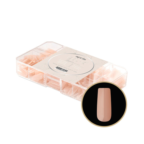 Neutrals Gel-X® Emma Natural Square Medium Box of Tips 150pcs - 11 Sizes