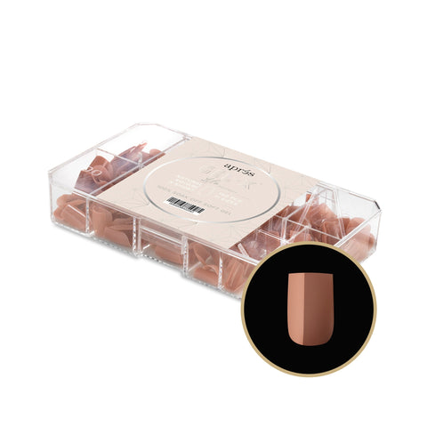 Neutrals Gel-X® Imani Natural Square Extra Short Box of Tips 150pcs - 11 Sizes