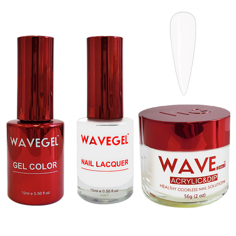 WAVEGEL QUEEN COLLECTION 4IN1  #002 ROYAL WHITE