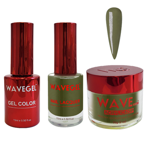 WAVEGEL QUEEN COLLECTION 4IN1  #103 CAMOUFLAGE GREEN