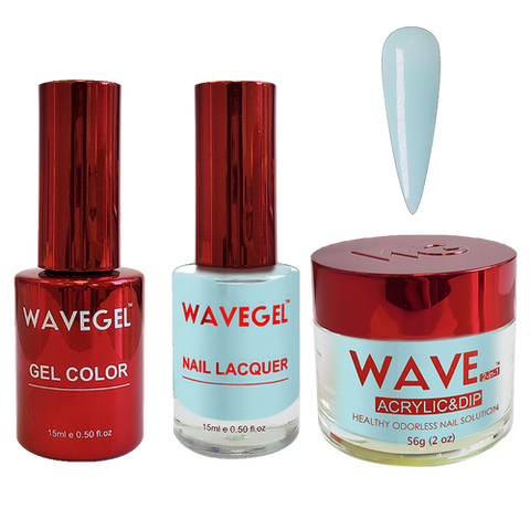 WAVEGEL QUEEN COLLECTION 4IN1 #114 ROYALTY RULES#105 PASTEL LIGHT BLUE