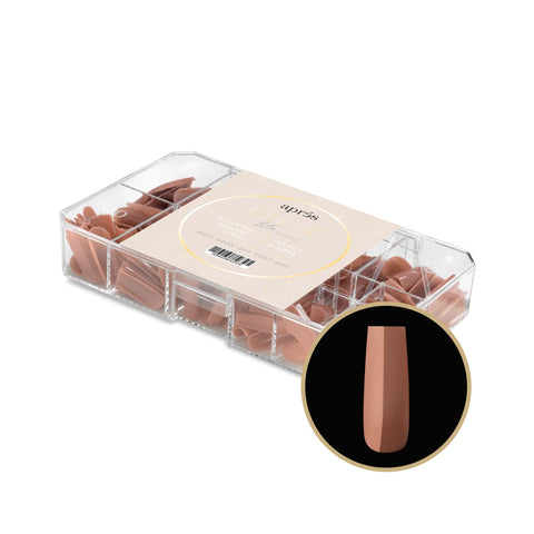 Neutrals Gel-X® Imani Sculpted Square Long Box of Tips 150pcs - 11 Sizes
