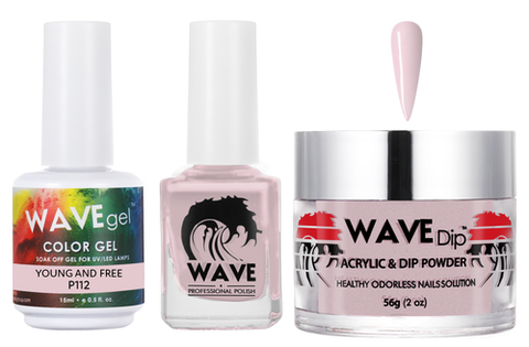 #112 Wave Gel Simplicity Collection-3 in 1 Matching Trio Set