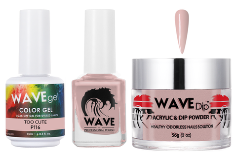 #116 Wave Gel Simplicity Collection-3 in 1 Matching Trio Set
